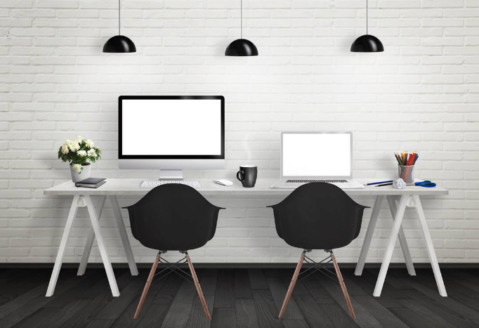小資辦公桌圖片